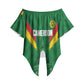 Cameroon Football Custom Off Shoulder Wrap Waist Top Reunification Monument Les Lionnes Indomptables