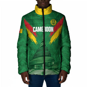 Cameroon Football Custom Padded Jacket Reunification Monument Les Lionnes Indomptables