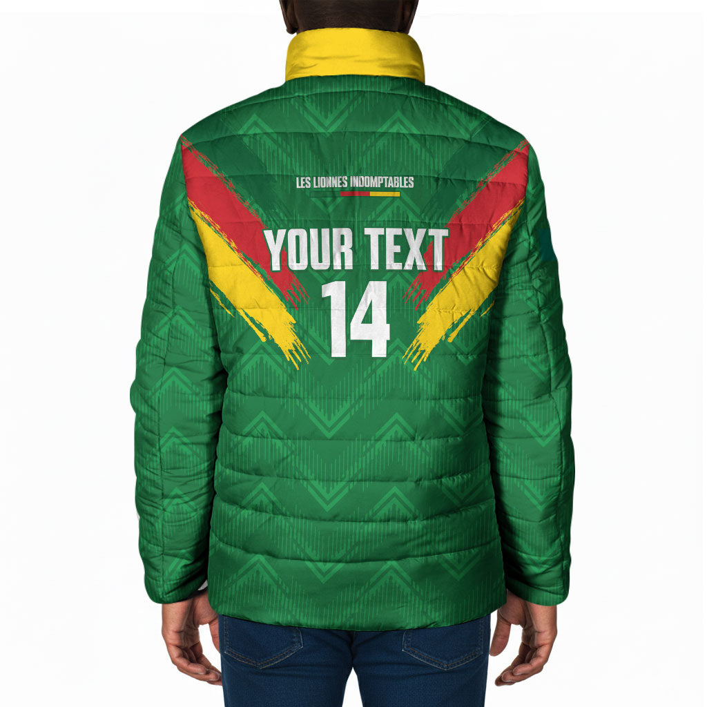 Cameroon Football Custom Padded Jacket Reunification Monument Les Lionnes Indomptables