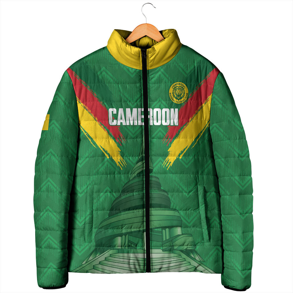 Cameroon Football Custom Padded Jacket Reunification Monument Les Lionnes Indomptables