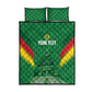 Cameroon Football Custom Quilt Bed Set Reunification Monument Les Lionnes Indomptables