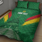Cameroon Football Custom Quilt Bed Set Reunification Monument Les Lionnes Indomptables