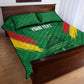 Cameroon Football Custom Quilt Bed Set Reunification Monument Les Lionnes Indomptables