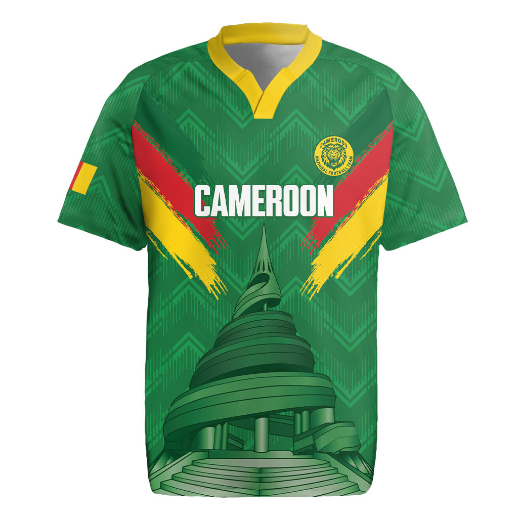 Cameroon Football Custom Rugby Jersey Reunification Monument Les Lionnes Indomptables