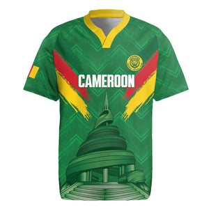Cameroon Football Custom Rugby Jersey Reunification Monument Les Lionnes Indomptables