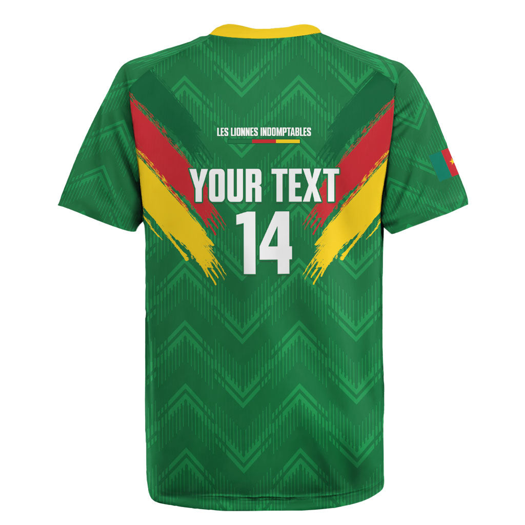 Cameroon Football Custom Rugby Jersey Reunification Monument Les Lionnes Indomptables