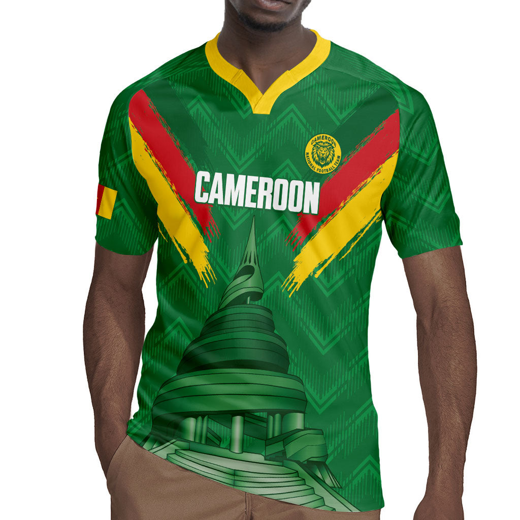Cameroon Football Custom Rugby Jersey Reunification Monument Les Lionnes Indomptables