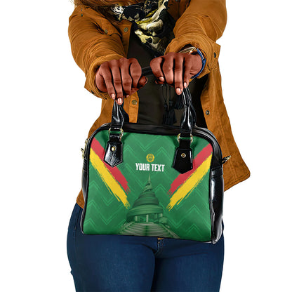 Cameroon Football Custom Shoulder Handbag Reunification Monument Les Lionnes Indomptables