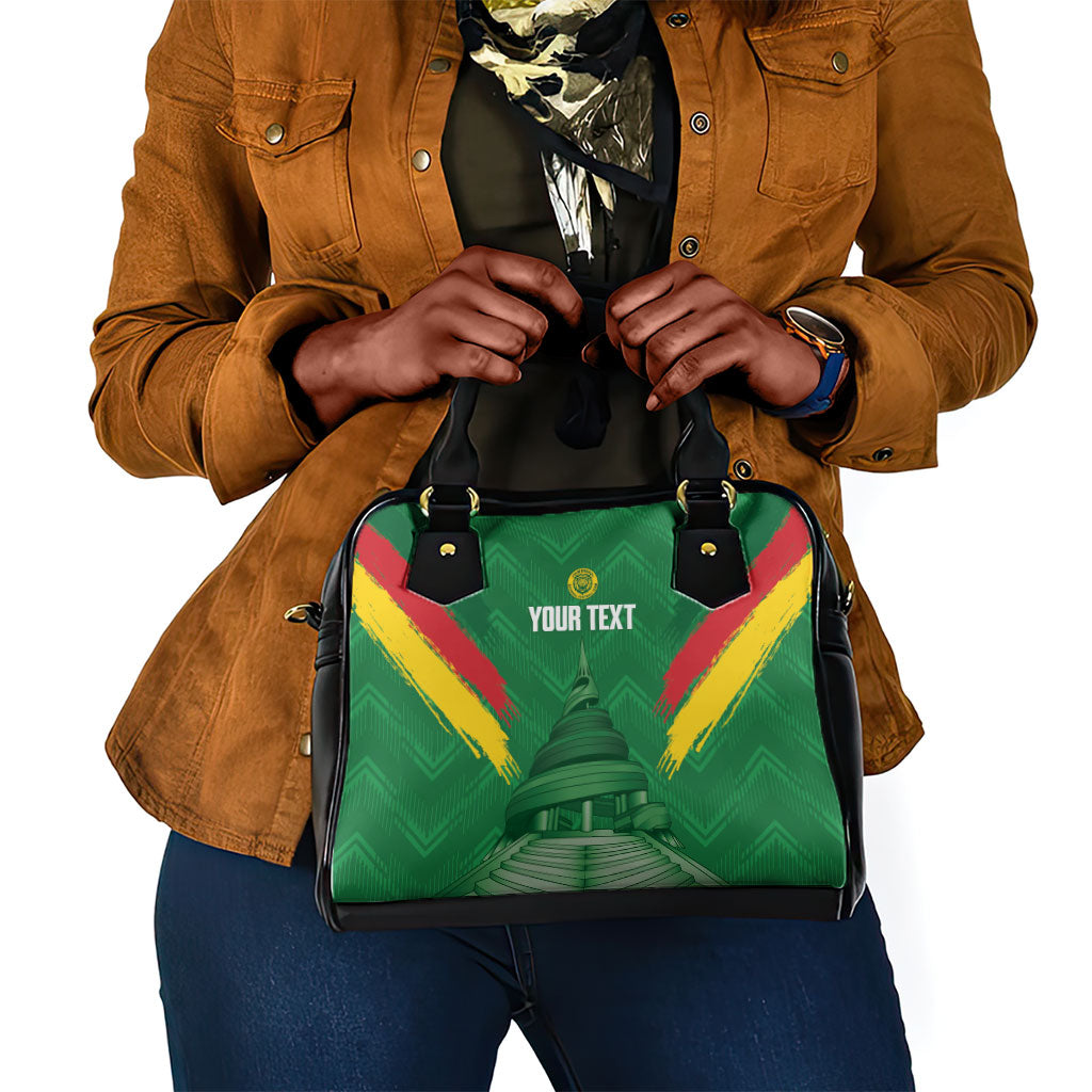 Cameroon Football Custom Shoulder Handbag Reunification Monument Les Lionnes Indomptables