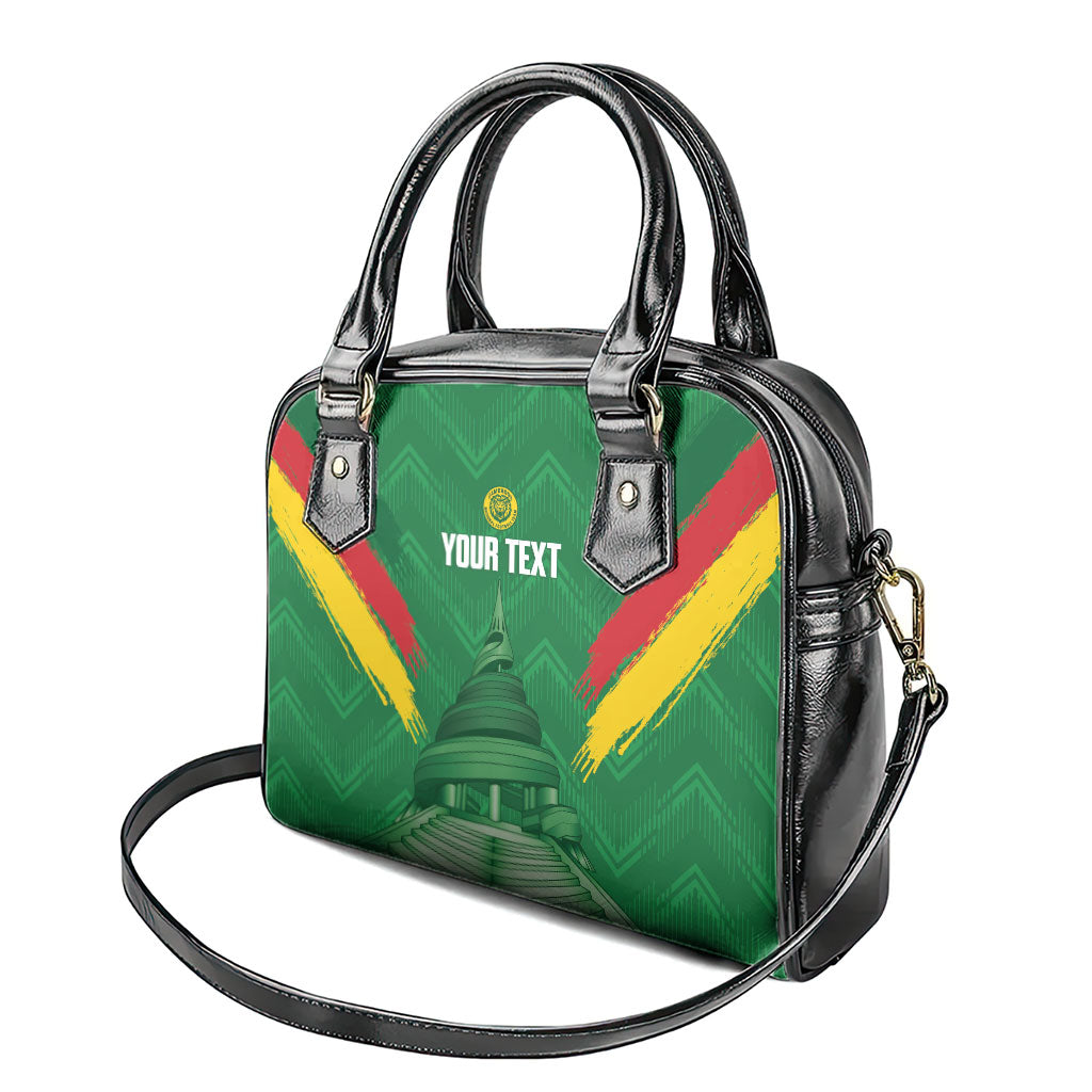 Cameroon Football Custom Shoulder Handbag Reunification Monument Les Lionnes Indomptables
