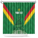 Cameroon Football Custom Shower Curtain Reunification Monument Les Lionnes Indomptables