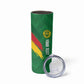 Cameroon Football Custom Skinny Tumbler Reunification Monument Les Lionnes Indomptables