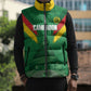Cameroon Football Custom Sleeveless Puffer Jacket Reunification Monument Les Lionnes Indomptables