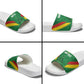 Cameroon Football Custom Slide Sandals Reunification Monument Les Lionnes Indomptables