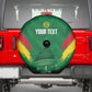 Cameroon Football Custom Spare Tire Cover Reunification Monument Les Lionnes Indomptables