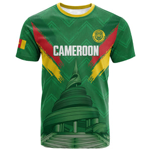 Cameroon Football Custom T shirt Reunification Monument Les Lionnes Indomptables