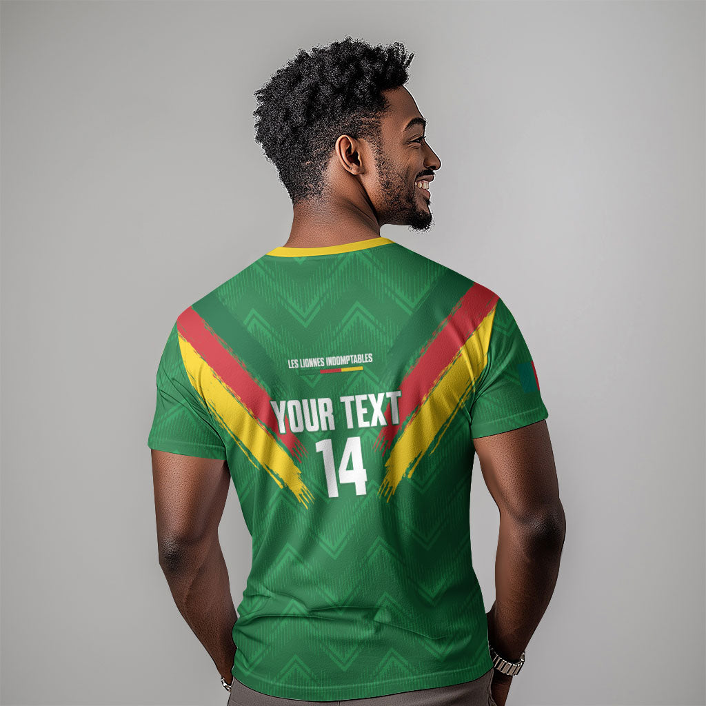 Cameroon Football Custom T shirt Reunification Monument Les Lionnes Indomptables