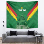 Cameroon Football Custom Tapestry Reunification Monument Les Lionnes Indomptables