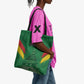 Cameroon Football Custom Tote Bag Reunification Monument Les Lionnes Indomptables