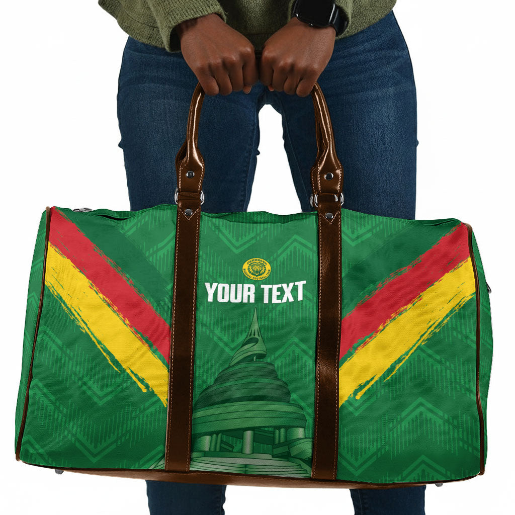 Cameroon Football Custom Travel Bag Reunification Monument Les Lionnes Indomptables