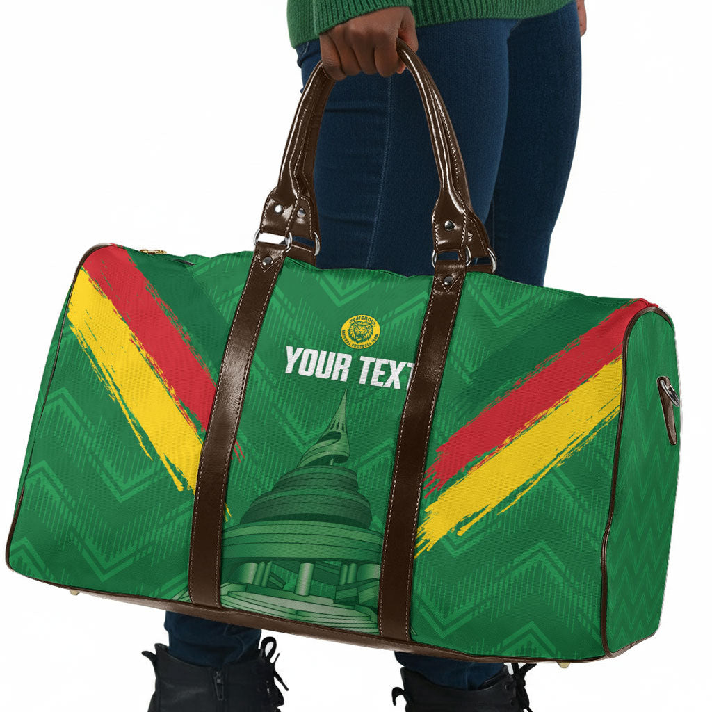 Cameroon Football Custom Travel Bag Reunification Monument Les Lionnes Indomptables