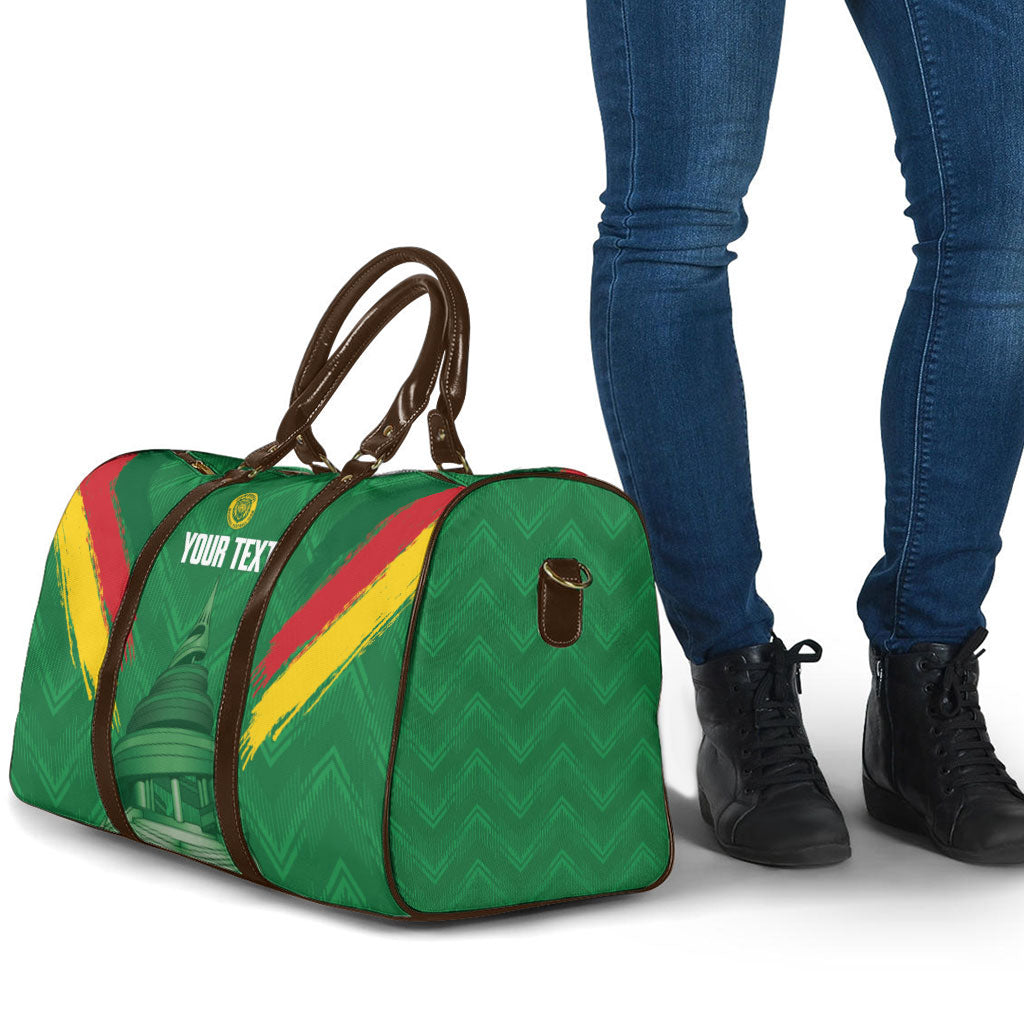 Cameroon Football Custom Travel Bag Reunification Monument Les Lionnes Indomptables
