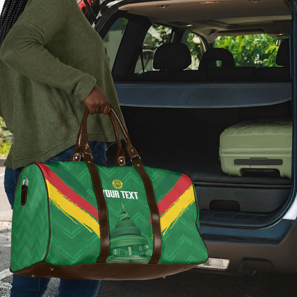 Cameroon Football Custom Travel Bag Reunification Monument Les Lionnes Indomptables