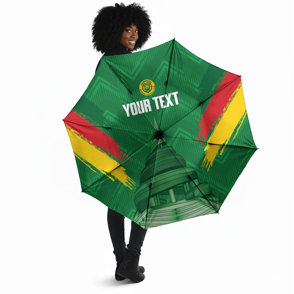 Cameroon Football Custom Umbrella Reunification Monument Les Lionnes Indomptables