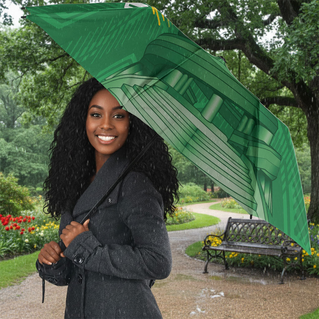 Cameroon Football Custom Umbrella Reunification Monument Les Lionnes Indomptables