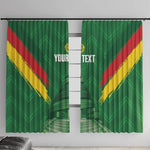 Cameroon Football Custom Window Curtain Reunification Monument Les Lionnes Indomptables