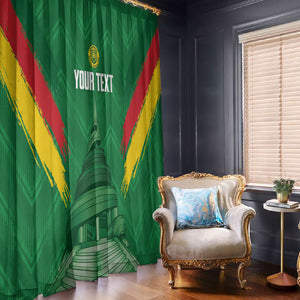 Cameroon Football Custom Window Curtain Reunification Monument Les Lionnes Indomptables