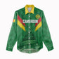 Cameroon Football Custom Women Casual Shirt Reunification Monument Les Lionnes Indomptables