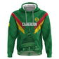 Cameroon Football Custom Zip Hoodie Reunification Monument Les Lionnes Indomptables