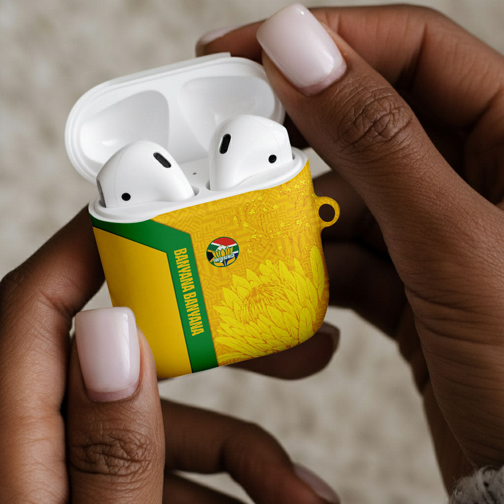 South Africa Soccer AirPods Case Banyana Banyana Protea Yellow Version