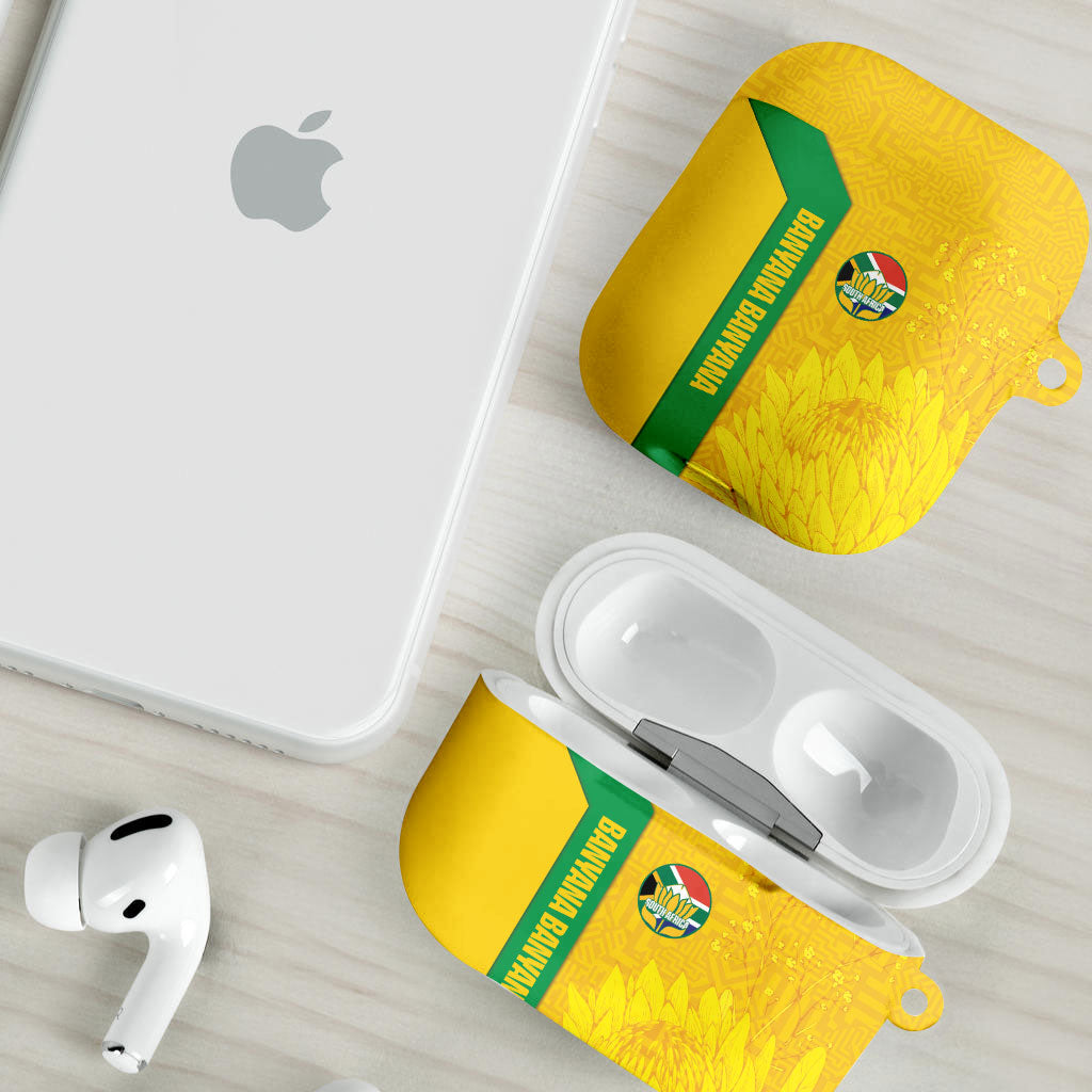 South Africa Soccer AirPods Case Banyana Banyana Protea Yellow Version