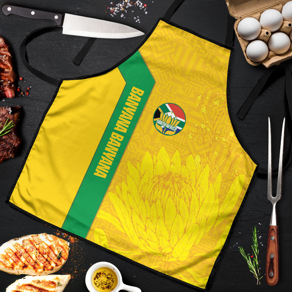 South Africa Soccer Apron Banyana Banyana Protea Yellow Version