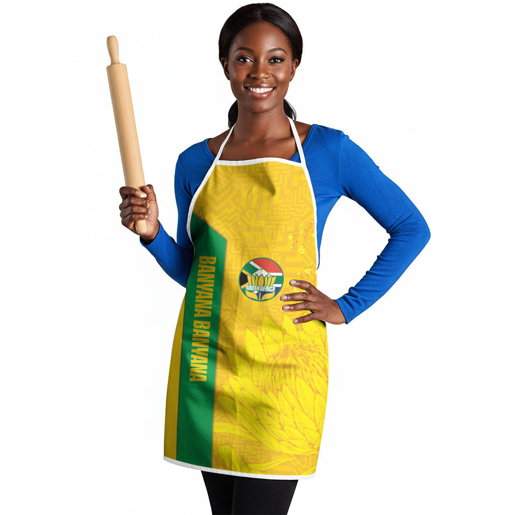South Africa Soccer Apron Banyana Banyana Protea Yellow Version