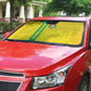 South Africa Soccer Auto Sun Shade Banyana Banyana Protea Yellow Version