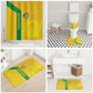 South Africa Soccer Bathroom Set Banyana Banyana Protea Yellow Version