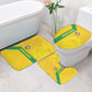 South Africa Soccer Bathroom Set Banyana Banyana Protea Yellow Version