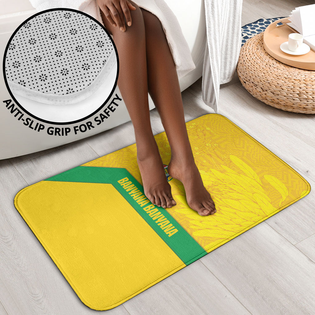 South Africa Soccer Bathroom Set Banyana Banyana Protea Yellow Version