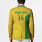 South Africa Soccer Custom Blazer Banyana Banyana Protea Yellow Version