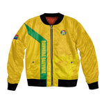 South Africa Soccer Custom Bomber Jacket Banyana Banyana Protea Yellow Version