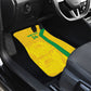 South Africa Soccer Custom Car Mats Banyana Banyana Protea Yellow Version
