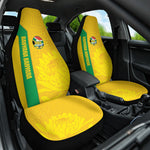 South Africa Soccer Car Seat Cover Banyana Banyana Protea Yellow Version