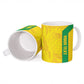 South Africa Soccer Custom Ceramic Mug Banyana Banyana Protea Yellow Version