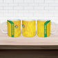 South Africa Soccer Custom Ceramic Mug Banyana Banyana Protea Yellow Version