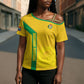 South Africa Soccer Custom Cross Shoulder Shirt Banyana Banyana Protea Yellow Version