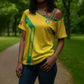 South Africa Soccer Custom Cross Shoulder Shirt Banyana Banyana Protea Yellow Version