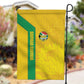 South Africa Soccer Garden Flag Banyana Banyana Protea Yellow Version